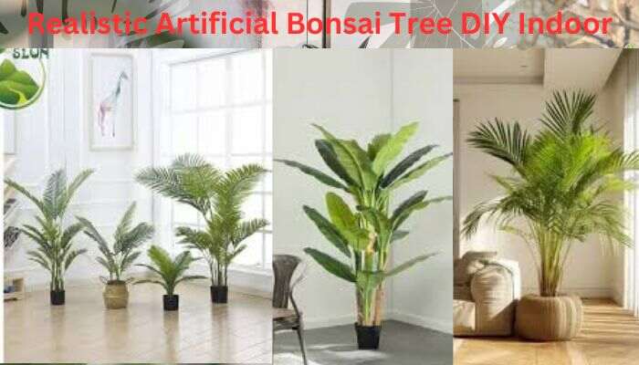 Realistic Artificial Bonsai Tree DIY Indoor