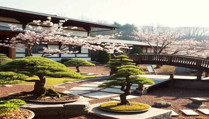 Bonsai Trees Grow In Their Miniature