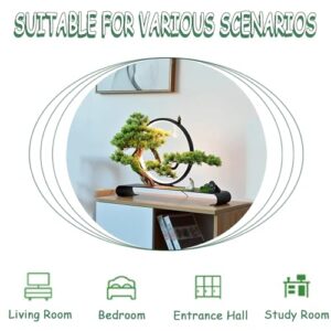 Fake Bonsai Tree Decor With Lamp Rings