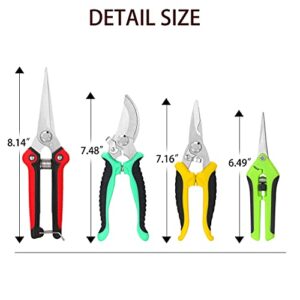 Best 5 Piece Garden Pruning Shears Set With Gloves