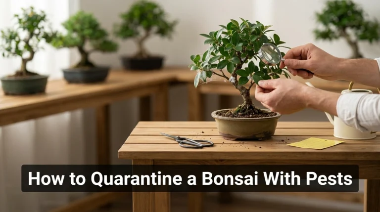 How to Quarantine a Bonsai With Pests