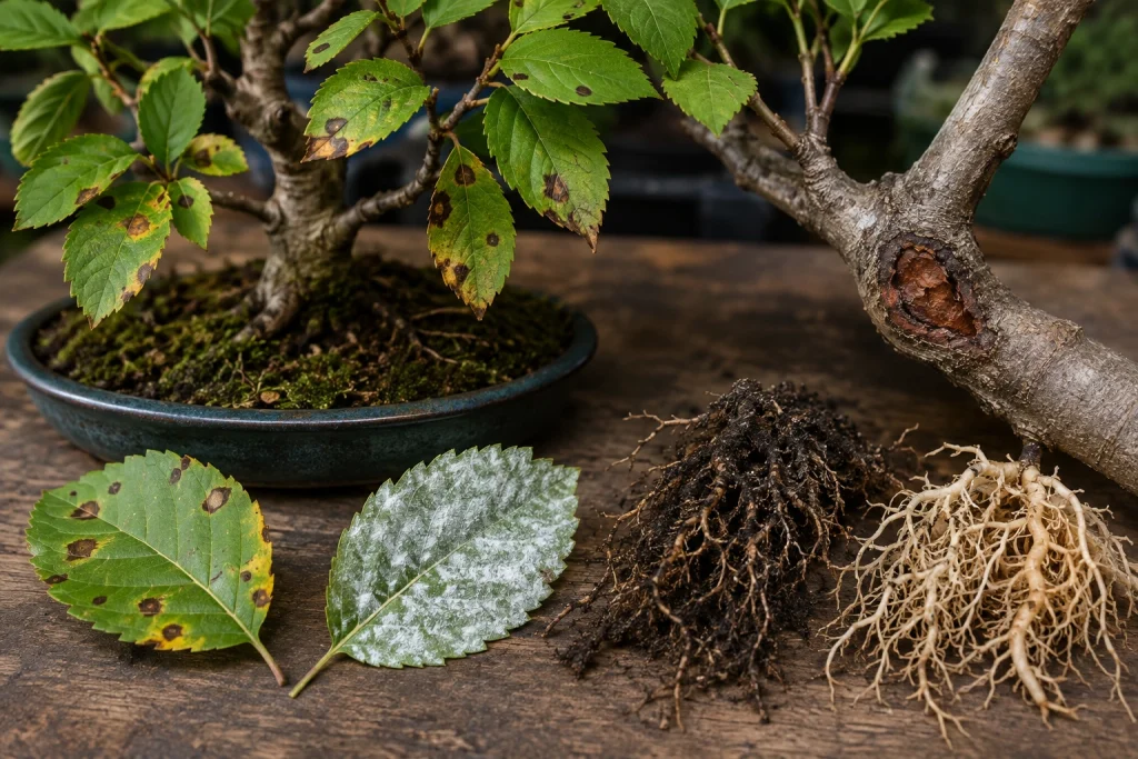 Common bonsai diseases every grower should know and their visible symptoms