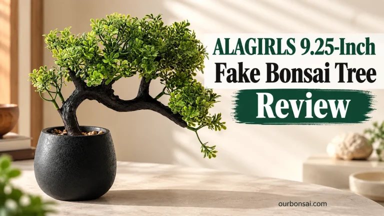 ALAGIRLS 9.25-Inch Fake Bonsai Tree Review