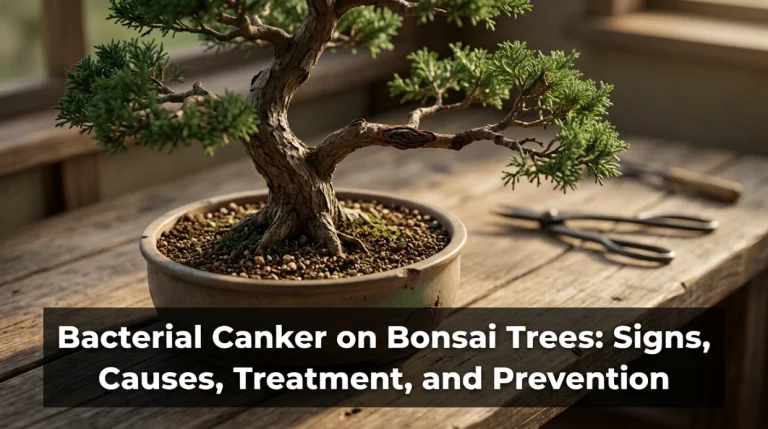Bacterial Canker on Bonsai Trees