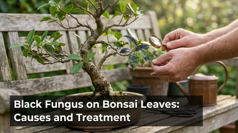 Black Fungus on Bonsai Leaves