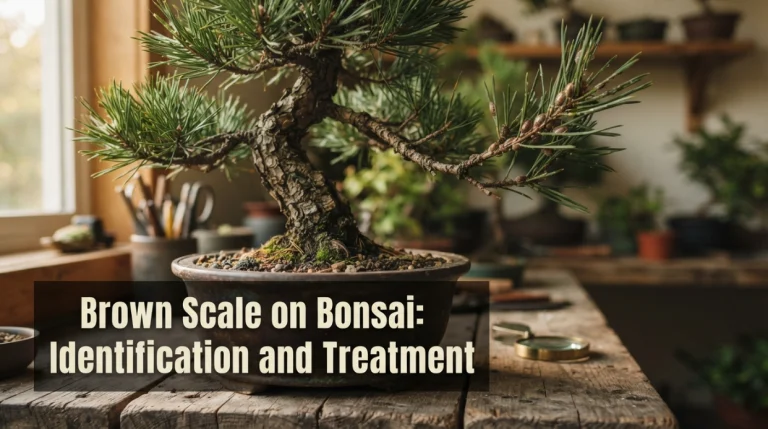 Brown Scale on Bonsai Identification and Treatment