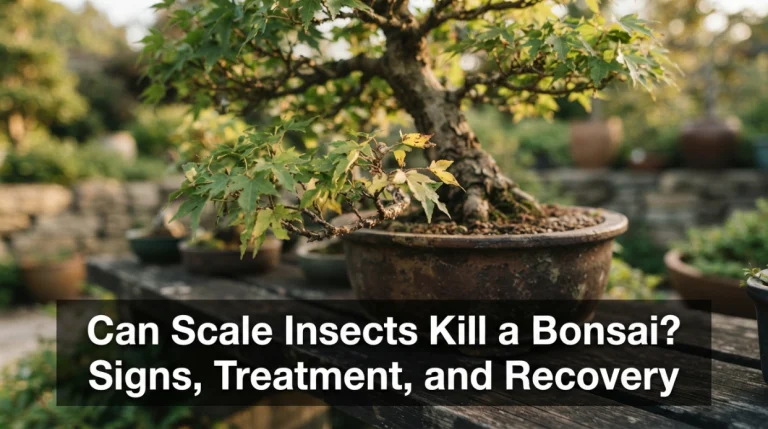 Can Scale Insects Kill a Bonsai Signs, Treatment, and Recovery