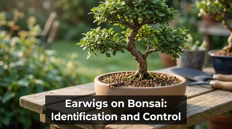 Earwigs on Bonsai