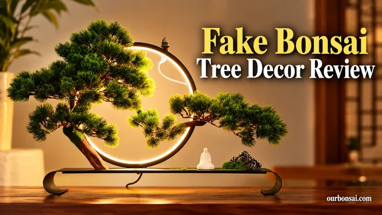 Fake Bonsai Tree Decor Review