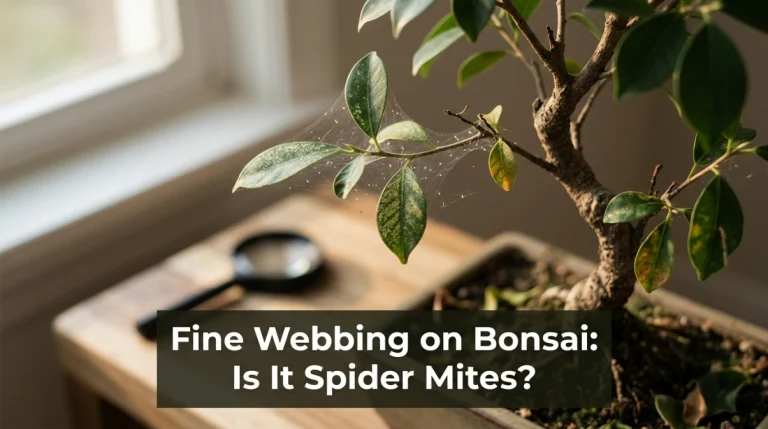 Fine Webbing on Bonsai Is It Spider Mites