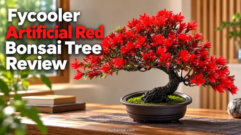 Fycooler Artificial Red Bonsai Tree Review