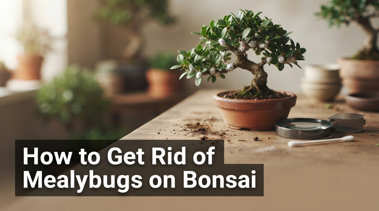 How to Get Rid of Mealybugs on Bonsai