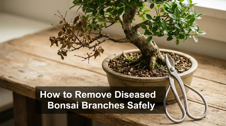How to Remove Diseased Bonsai Branches Safely