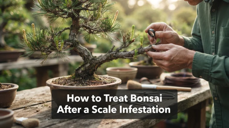 How to Treat Bonsai After a Scale Infestation