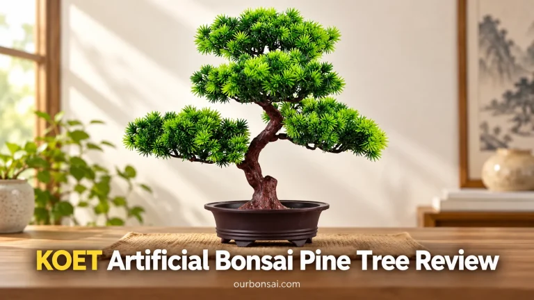 KOET Artificial Bonsai Pine Tree Review