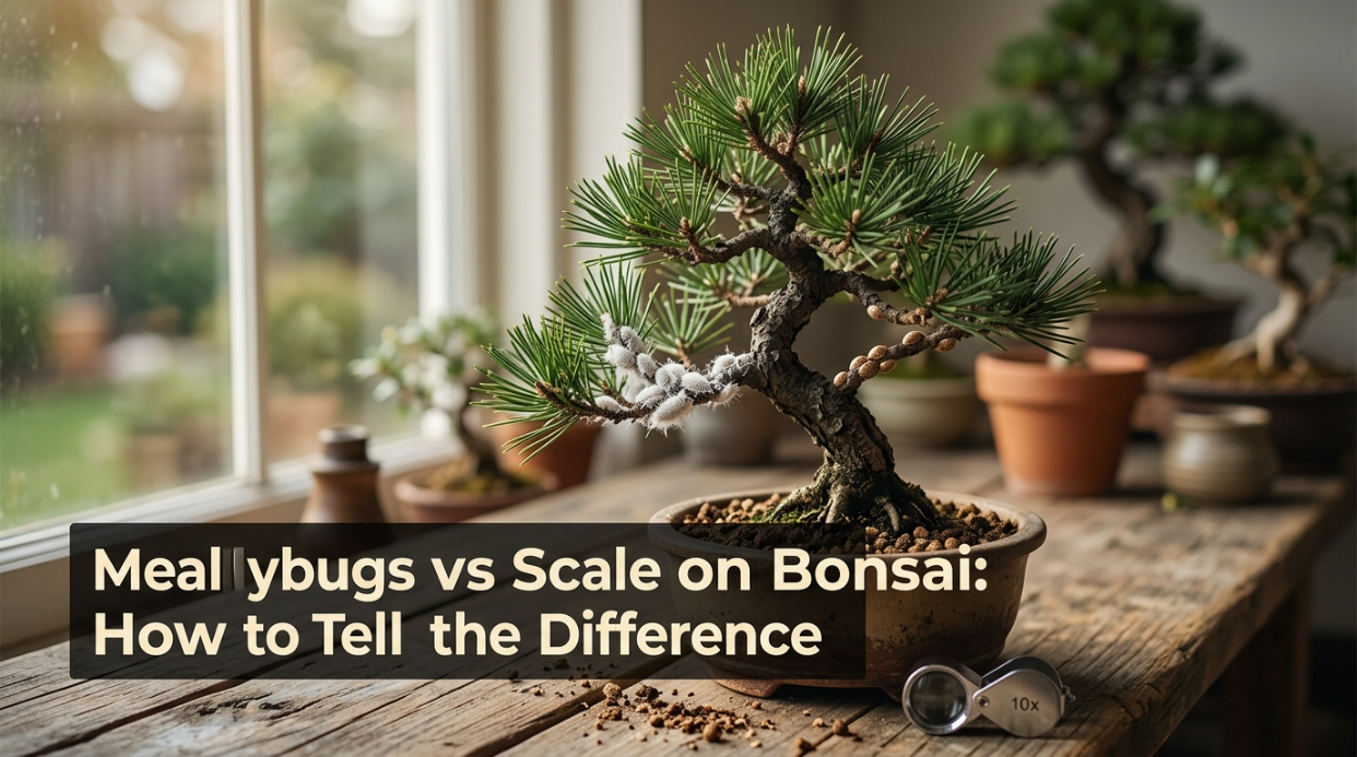 Mealybugs vs Scale on Bonsai