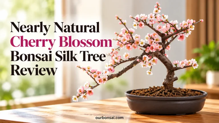 Nearly Natural Cherry Blossom Bonsai Silk Tree Review