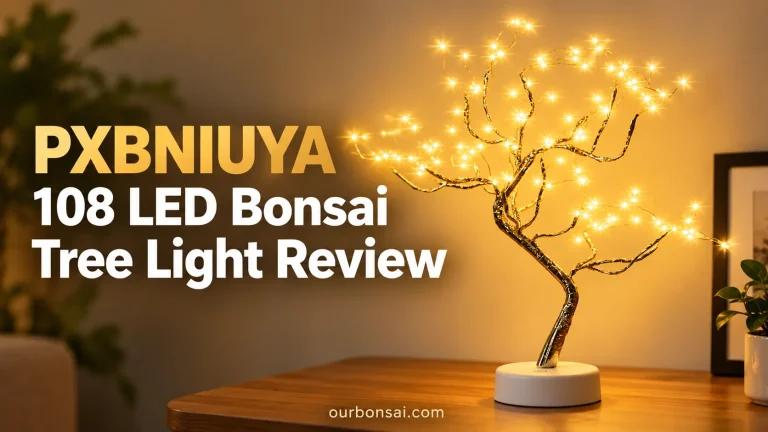 PXBNIUYA 108 LED Bonsai Tree Light Review