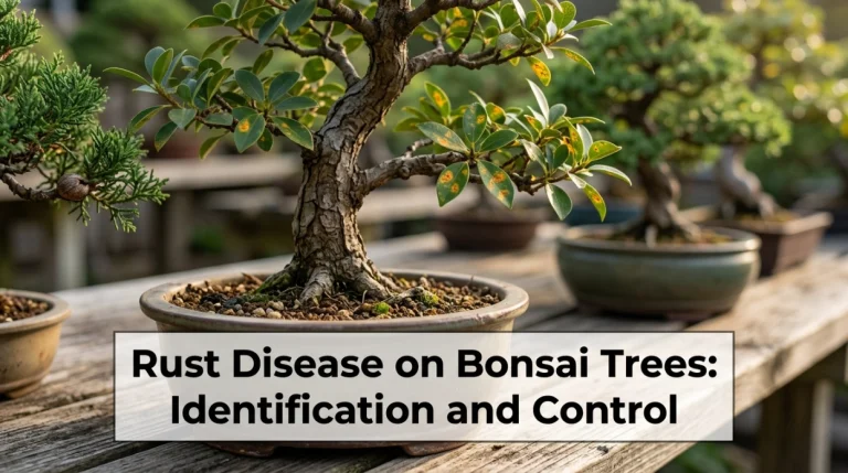 Rust Disease on Bonsai Trees
