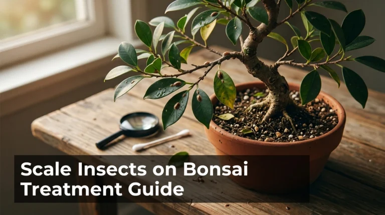 Scale Insects on Bonsai Leaves Treatment Guide