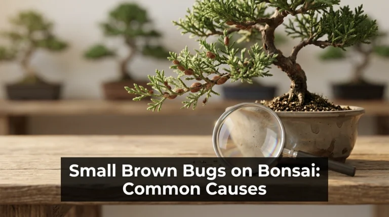 Small Brown Bugs on Bonsai