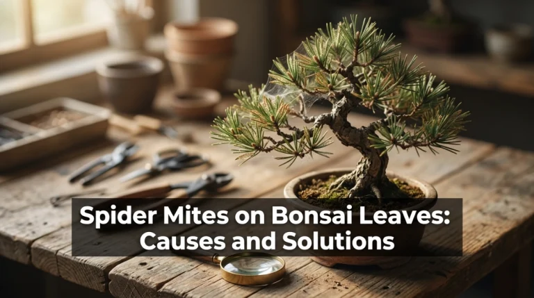 Spider Mites on Bonsai Leaves Causes and Solutions