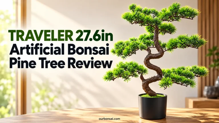 TRAVELER 27.6in Artificial Bonsai Pine Tree Review