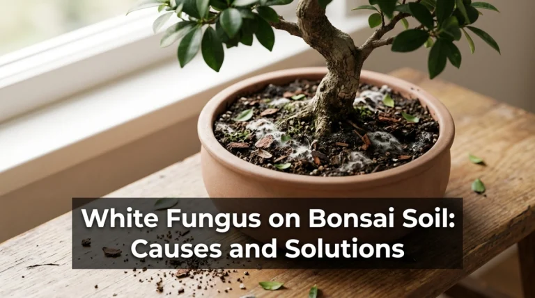 White Fungus on Bonsai Soil