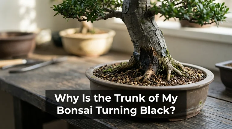 Why Is the Trunk of My Bonsai Turning Black