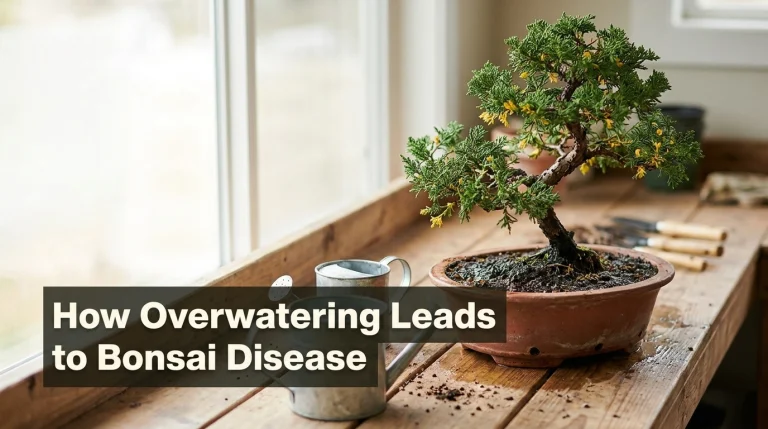 How Overwatering Leads to Bonsai Disease