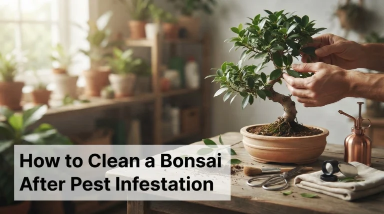 How to Clean a Bonsai After Pest Infestation