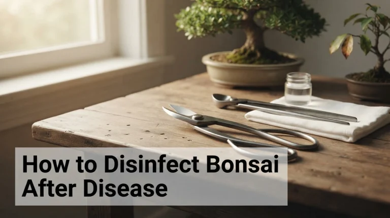 How to Disinfect Bonsai Tools After Disease