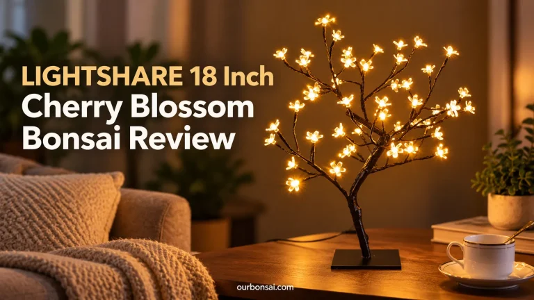LIGHTSHARE 18 Inch Cherry Blossom Bonsai Review