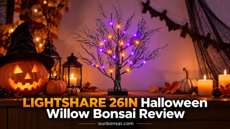 LIGHTSHARE 26IN Halloween Willow Bonsai Review