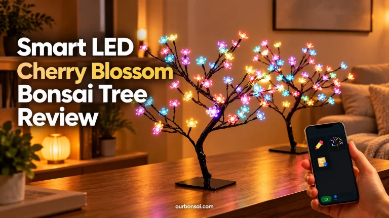 Smart LED Cherry Blossom Bonsai Tree Review